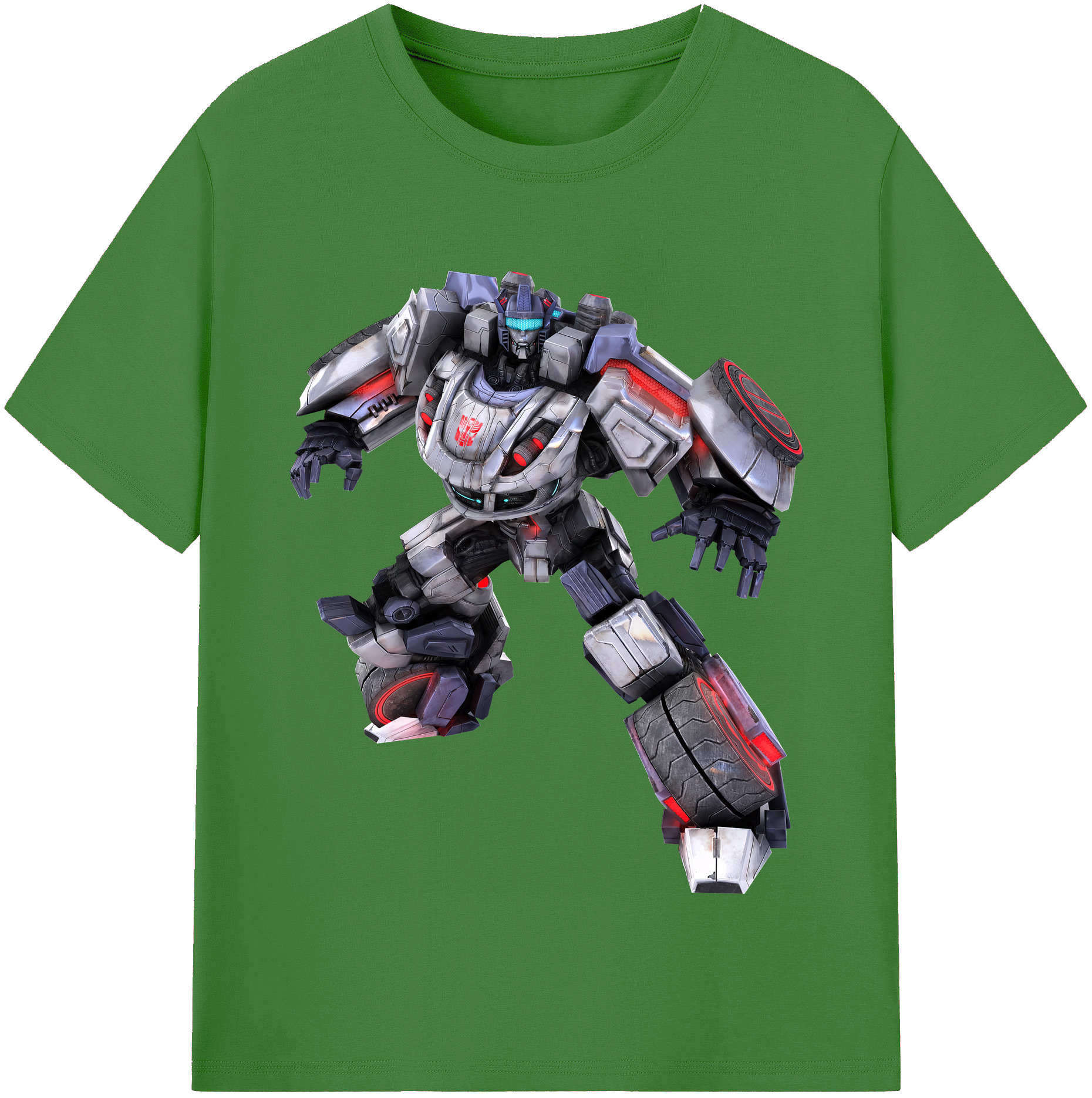 （画像用） Transformers トランスフォーマー レディースカジュアルプリントTシャツ（綿100％）